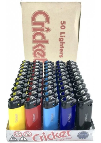Cricket Taşlı Çakmak 50 Adet