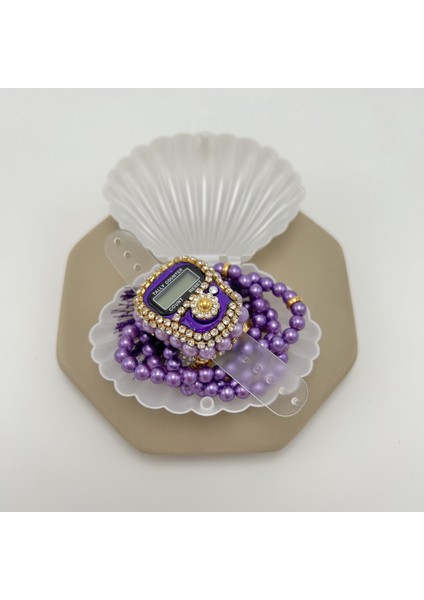 Istiridye Kutulu Taşlı Zikirmatik ve Tesbih Seti Hediyelik Mevlüt Kuran Umre ve Hac Hediyesi fiyatları