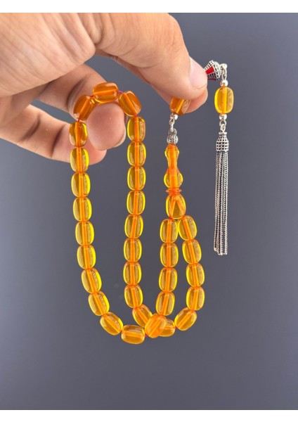 5 gr 925 Ayar Gümüş Püskül M.s.g Ateş Kehribar Kapsül Kesim 7,25X9,75 fırsatları
