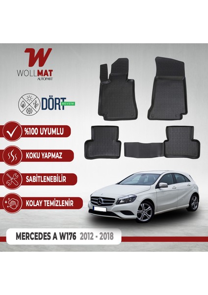 Toyota Camry 50 55 3D Havuzlu Paspas Seti