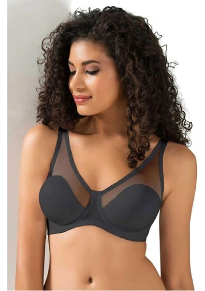 Tül Kaplı Soft D Cup Sütyen Kadın 9200 fırsatları