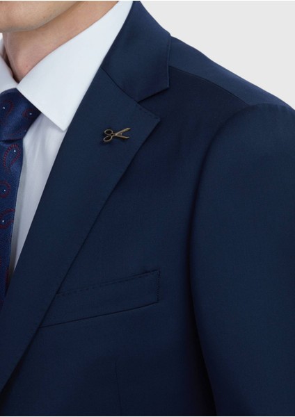 Saks Düz Regular Fit %100 Yün Takım Elbise fırsatları