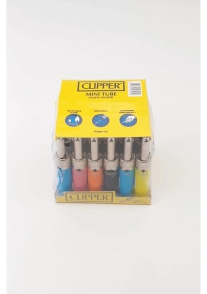 24'lü Mini Tube Mutfak Çakmağı 11 cm modelleri