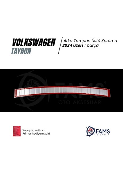 Vw Tayron Uyumlu Arka Tampon Üstü Koruma 2024 Üzeri P.çelik (Parlak) modelleri