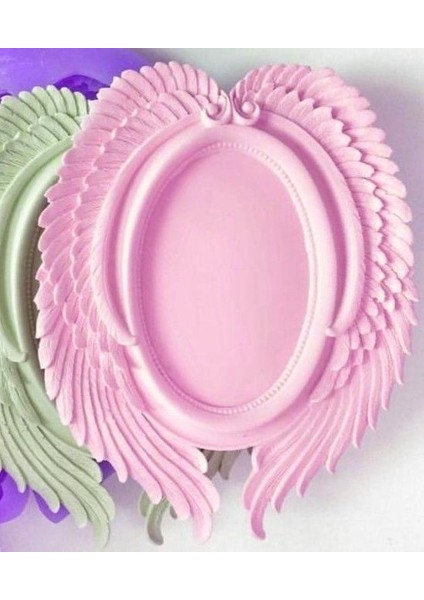 24cm Kanat Çerçeve Silikon Kalıp K-553, Polyester Taş Tozu Alçı Kalıbı modelleri