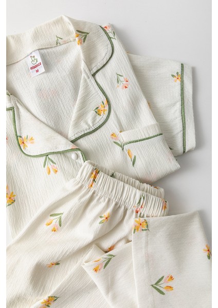 Uzun Kol Gömlek Yaka Kadın Pinterest Pijama Takımı - Mevsimlik Kadın Pijama- Büyük Beden fiyatları