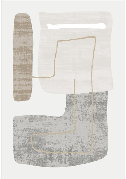 Pamuk Dokuma Taban Kaymaz Yıkanabilir Modern Salon Halısı Mutfak Halısı Koridor Halısı