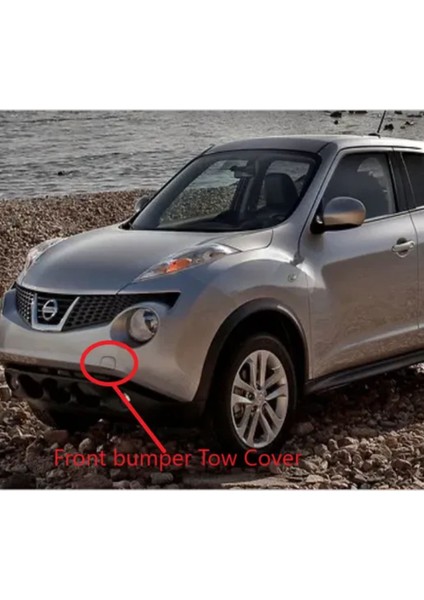Nissan Juke Ön Tampon Çeki Demiri Kapağı – Dayanıklı 3D Baskı Uyumlu Yedek Parça