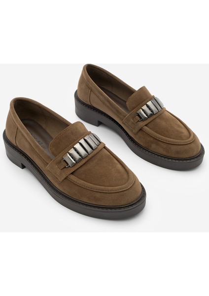 Kadın Loafer Makosen Tokalı Günlük Ayakkabı Vilyum modelleri