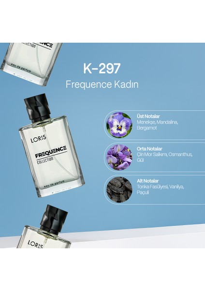 K-297 Frequence Kadın Parfüm 50 ml fiyatları