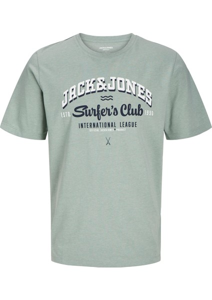 JJELOGO TEE SS Yeşil Erkek Kısa Kol T-Shirt