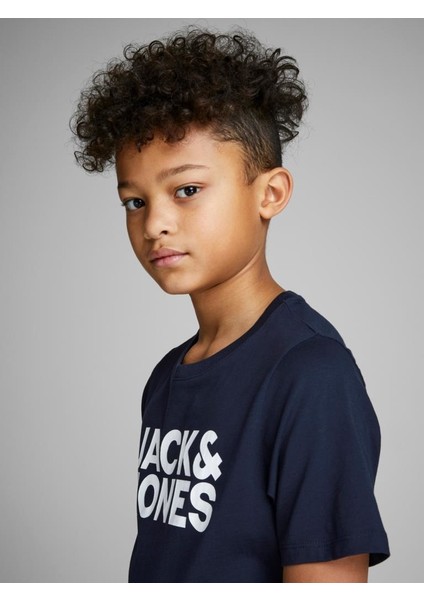 JJECORP LOGO TEE SS O-NEC Lacivert Erkek Çocuk Kısa Kol T-Shirt fiyatları