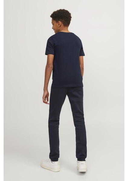 JJECORP LOGO TEE SS O-NEC Lacivert Erkek Çocuk Kısa Kol T-Shirt