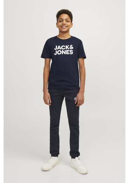 JJECORP LOGO TEE SS O-NEC Lacivert Erkek Çocuk Kısa Kol T-Shirt