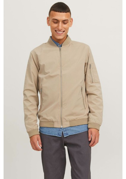 JJERUSH BOMBER NOOS Vizon Erkek Ceket