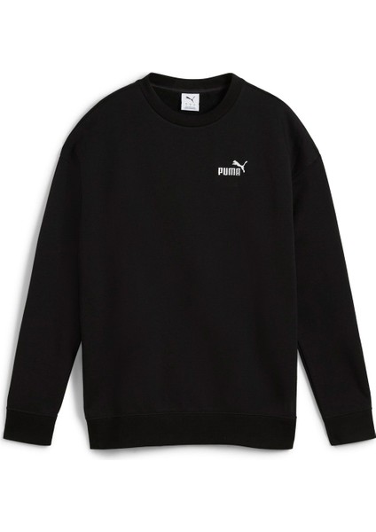 ESS Small No. 1 Logo Rela Siyah Kadın Sweatshirt