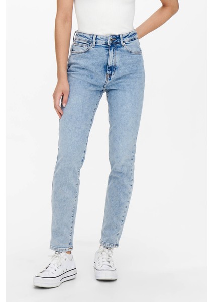 ONLEMILY STRETCH HW ST AK Mavi Kadın Jean Pantolon