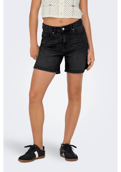 Onljosephınestretch Short Siyah Kadın Şort