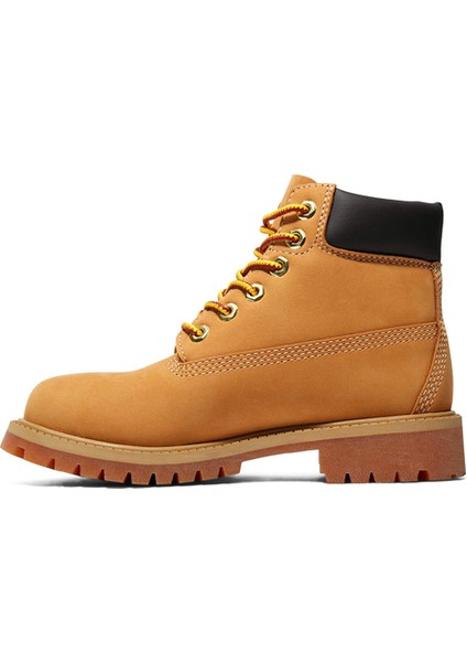 Premium 6 Inch Lace Up Sarı Erkek Çocuk Outdoor Bot
