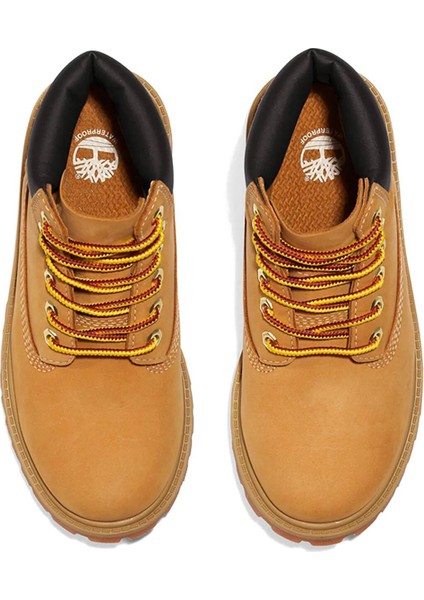Premium 6 Inch Lace Up Sarı Erkek Çocuk Outdoor Bot