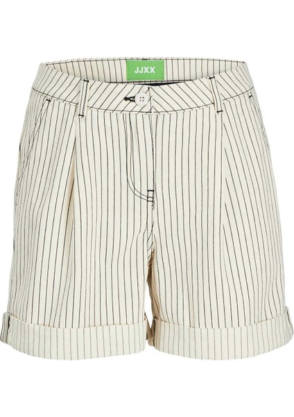 Jjxx JXMADDY RLX CTN MW SHORTS Beyaz Kadın Uzun Kollu Gömlek