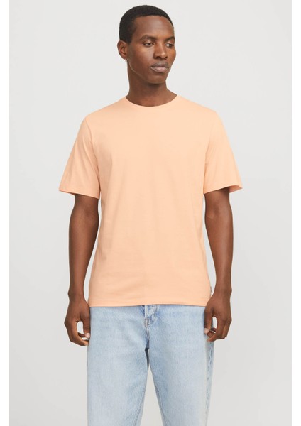 JJEORGANIC BASIC TEE SS Turuncu Erkek Kısa Kol T-Shirt