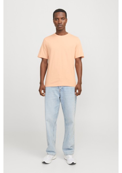 JJEORGANIC BASIC TEE SS Turuncu Erkek Kısa Kol T-Shirt