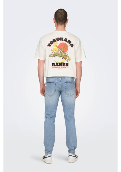 Only&sons Onsyoke Tapered Lb 9684 D Mavi Erkek Pantolon