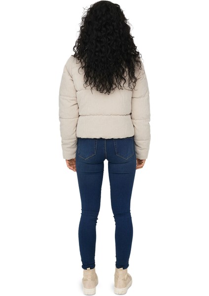 ONLNEWDOLLY CORDUROY PUFF Bej Kadın Mont