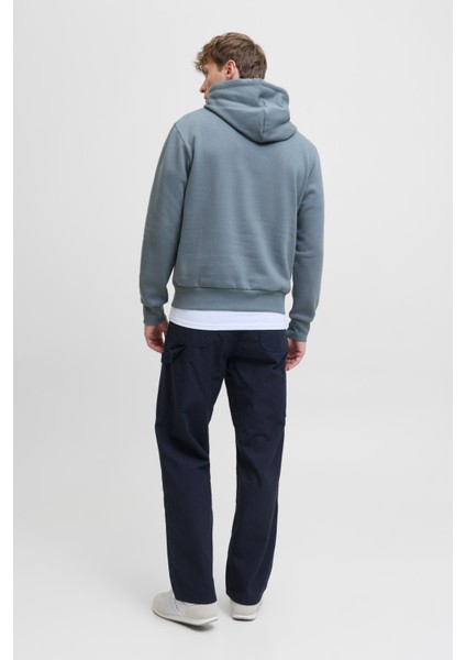 JJPAN SWEAT HOOD Gri Erkek Sweatshirt