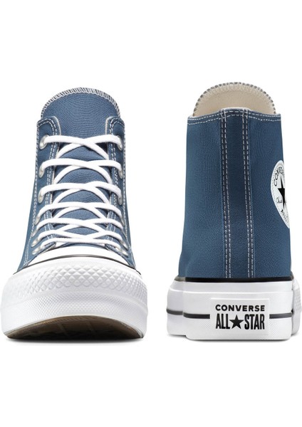 Chuck Taylor All Star Lift Platform Unisex Mavi Sneaker.903