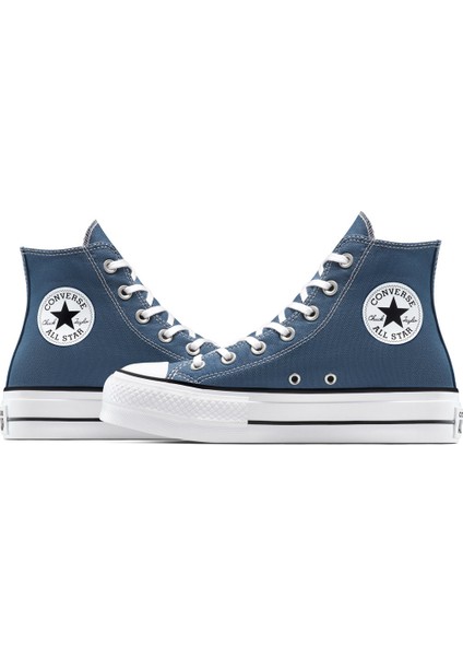 Chuck Taylor All Star Lift Platform Unisex Mavi Sneaker.903 modelleri
