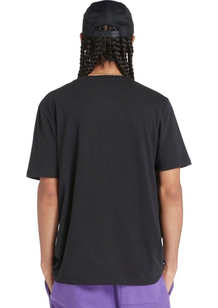 KENNEBEC RIVER Tree Logo Siyah Erkek Kısa Kol T-Shirt