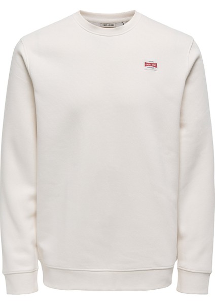 Only&sons Onsdawson Reg Crew Vd Gri Erkek Sweatshirt