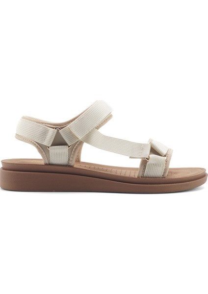 166924.Z5FX Bej Kadın Comfort Sandalet