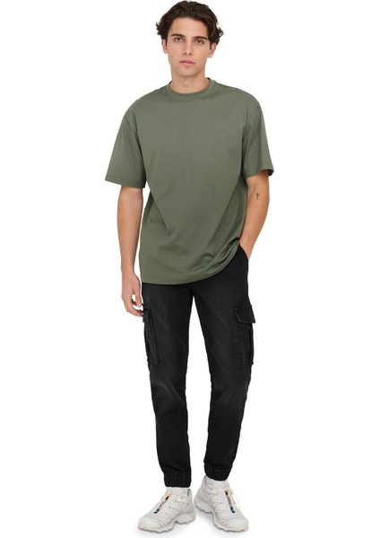 Onsfred Lıfe Rlx Ss Tee Noos Yeşil