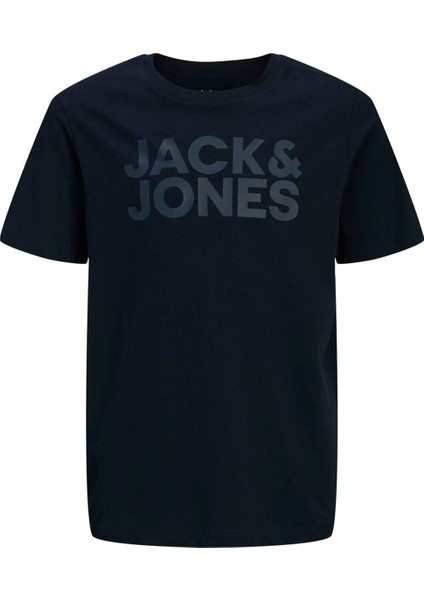 JJECORP LOGO TEE SS O-NEC Lacivert Erkek Çocuk Kısa Kol T-Shirt
