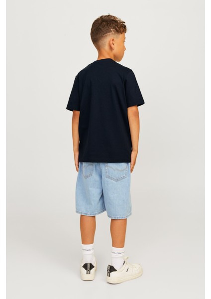 JJECORP LOGO TEE SS O-NEC Lacivert Erkek Çocuk Kısa Kol T-Shirt