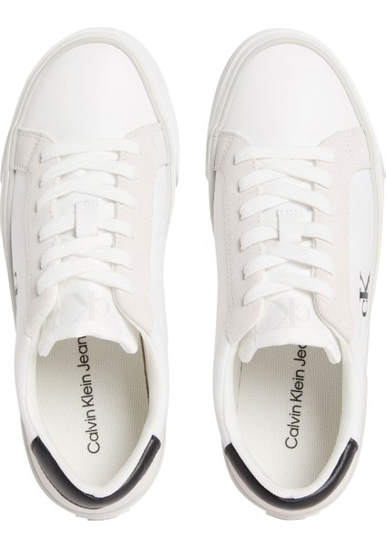 VULC FLATFORM MG NYLON MI Beyaz Kadın Sneaker