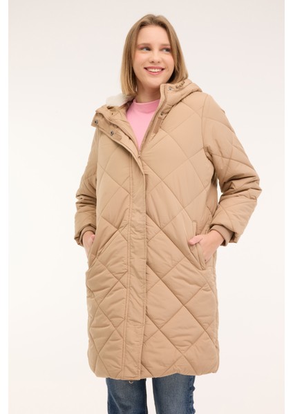 Wl Jasmıne 3-104217 4pr Vızon Kadın Uzun Kaban