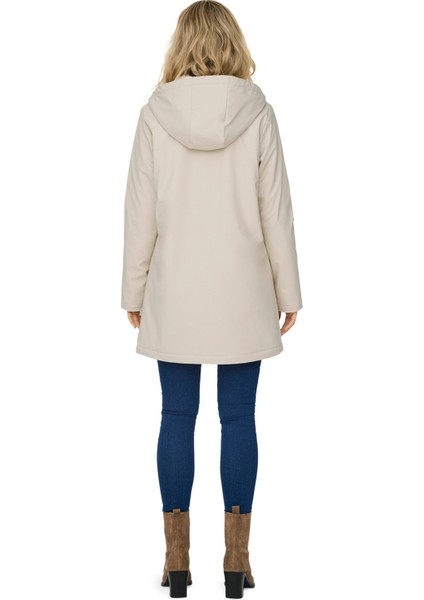 ONLSALLY RAINCOAT OTW NOO Bej Kadın Mont