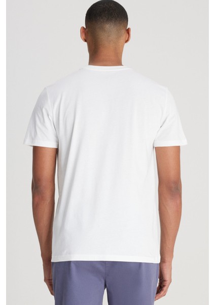 Lightweight SS XM Wobb Beyaz Erkek Kısa Kol T-Shirt