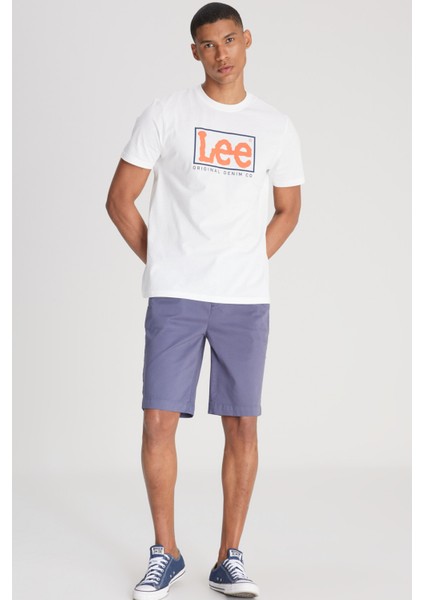 Lightweight SS XM Wobb Beyaz Erkek Kısa Kol T-Shirt