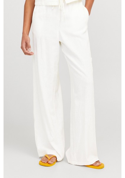 Jxbreeze Flora Summer Mw Beyaz Kadın Pantolon