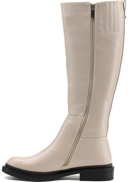 INCI CLAYA.Z 1PR Beyaz Kadın Düz Çizme fırsatları