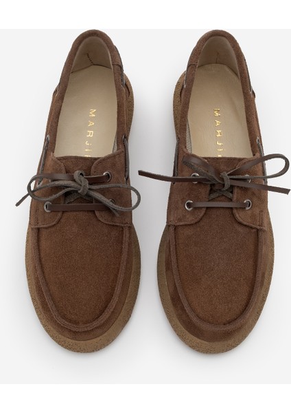 Kadın Hakiki Deri Bağlamalı Loafer Günlük Ayakkabı Enita