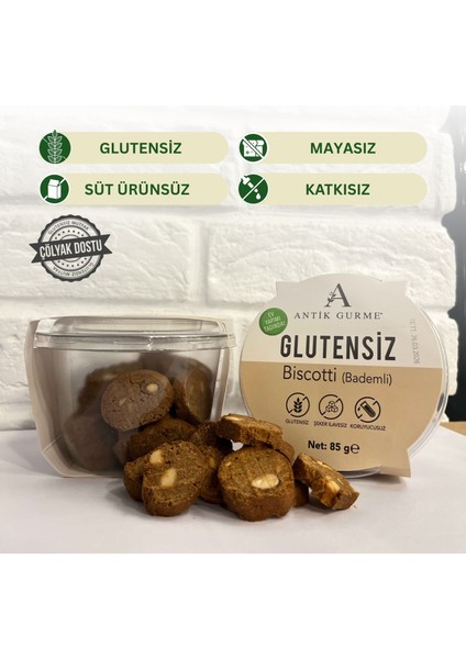 Glutensiz Biscotti (Bademli) 85gr