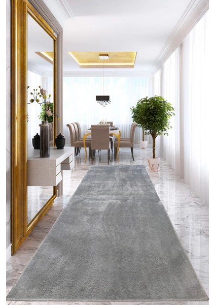 Yumuşak Modern Peluş Kaymaz Salon Oturma Çocuk Yatak Odası Mutfak Antre Gri fiyatları