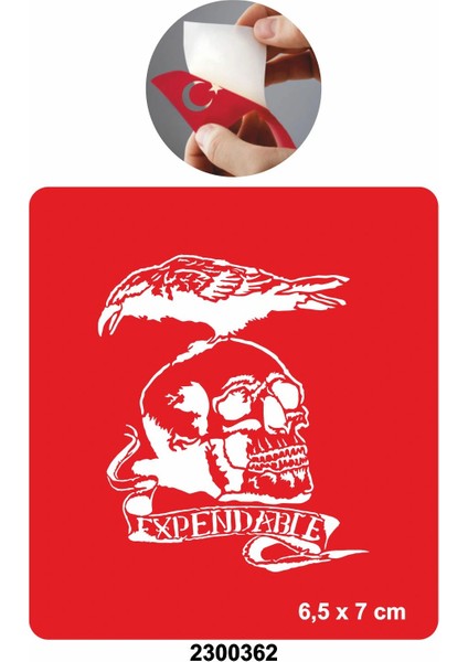 Kuru Kafa Expendable Kartal Tattoo Geçici Dövme Şablonları Kına Kalıpları