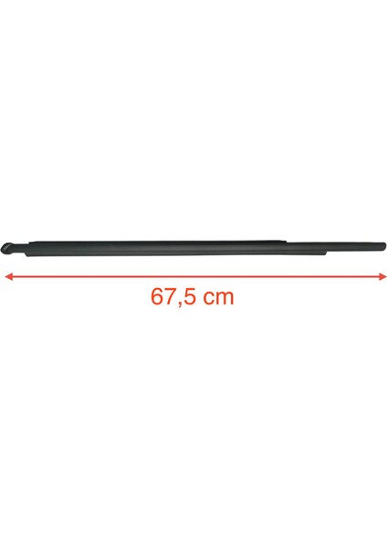Toyota Çıta Cam Sıyırıcı Fitil Hılux Revo 15-21 Arka Sol (Siyah)